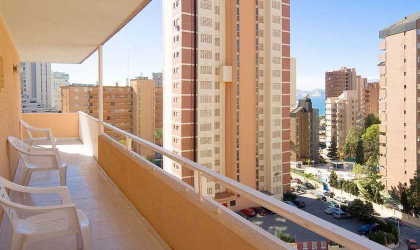 Apartment standard (living room + 1 bedroom + terrace) 6/6 Benidorm Celebrations ™ Music Resort (Recommended for Adults) Apartments